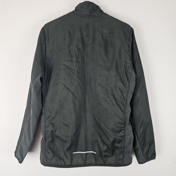 Nike Aerolayer Running Jacket Men’s Medium Green Windproof Lightweight - Picture 8 of 16